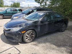 Salvage cars for sale at Arlington, WA auction: 2016 Honda Civic EX