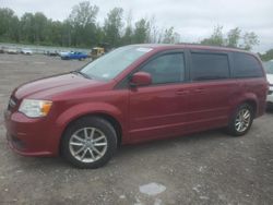 Salvage cars for sale at Leroy, NY auction: 2014 Dodge Grand Caravan SXT