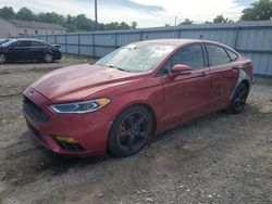 Ford salvage cars for sale: 2017 Ford Fusion Sport