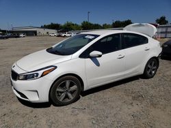 Salvage cars for sale at Sacramento, CA auction: 2018 KIA Forte LX