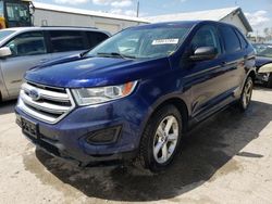 Salvage cars for sale at Pekin, IL auction: 2016 Ford Edge SE