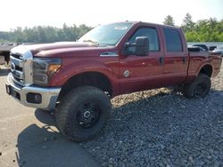 Salvage cars for sale from Copart Windham, ME: 2015 Ford F250 Super Duty