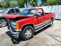 Salvage cars for sale at Bridgeton, MO auction: 1992 GMC Sierra K1500