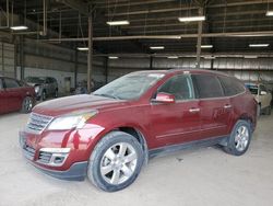 Salvage cars for sale at Des Moines, IA auction: 2016 Chevrolet Traverse LTZ