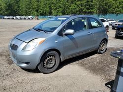 Salvage cars for sale from Copart Graham, WA: 2007 Toyota Yaris