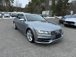 Salvage cars for sale at North Billerica, MA auction: 2013 Audi S7 Prestige