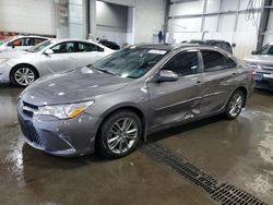 Salvage cars for sale at Ham Lake, MN auction: 2017 Toyota Camry LE