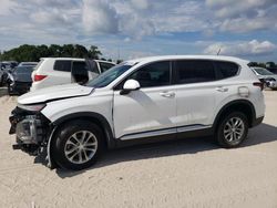 Salvage cars for sale from Copart Riverview, FL: 2019 Hyundai Santa FE SE