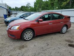 Salvage cars for sale from Copart Lyman, ME: 2015 Nissan Sentra S