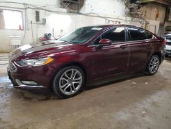 Salvage cars for sale at Casper, WY auction: 2017 Ford Fusion SE