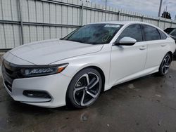 Honda Accord salvage cars for sale: 2020 Honda Accord Sport