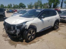 Salvage cars for sale at Bridgeton, MO auction: 2021 Nissan Rogue SL