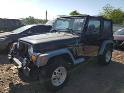 Vehiculos salvage en venta de Copart Hillsborough, NJ: 1998 Jeep Wrangler / TJ Sport