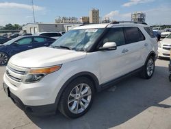 Salvage cars for sale at New Orleans, LA auction: 2013 Ford Explorer Limited