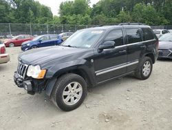 Salvage cars for sale at Waldorf, MD auction: 2008 Jeep Grand Cherokee Limited