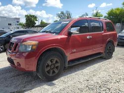 Nissan Armada SE salvage cars for sale: 2008 Nissan Armada SE