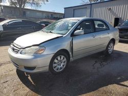 Toyota Vehiculos salvage en venta: 2003 Toyota Corolla CE