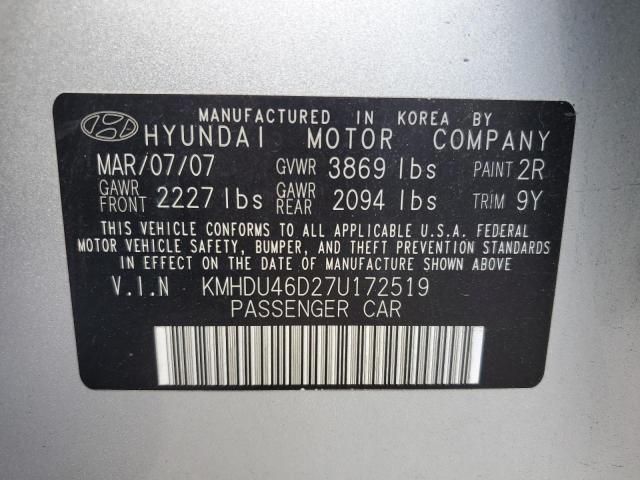 2007 Hyundai Elantra GLS