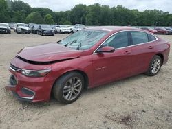 Chevrolet salvage cars for sale: 2018 Chevrolet Malibu LT