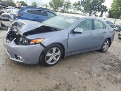 Salvage cars for sale at Riverview, FL auction: 2011 Acura TSX