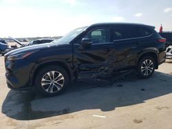 Salvage cars for sale at Grand Prairie, TX auction: 2021 Toyota Highlander XLE
