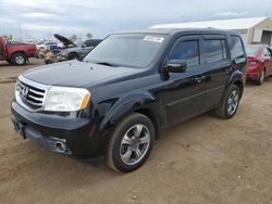 Salvage cars for sale at Brighton, CO auction: 2015 Honda Pilot SE