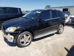 Salvage cars for sale at Kansas City, KS auction: 2011 Mercedes-Benz ML 550 4matic