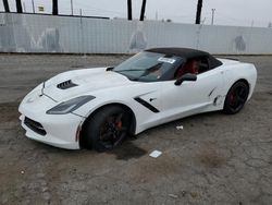 Chevrolet Corvette Stingray 3lt salvage cars for sale: 2014 Chevrolet Corvette Stingray 3LT