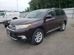 Salvage cars for sale at Dunn, NC auction: 2011 Toyota Highlander Base