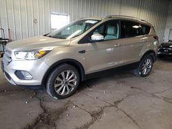 Ford Escape Vehiculos salvage en venta: 2017 Ford Escape Titanium