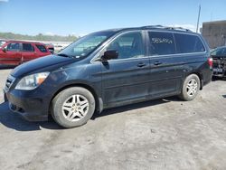 Salvage cars for sale at Fredericksburg, VA auction: 2007 Honda Odyssey EXL