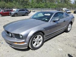 Salvage cars for sale from Copart Waldorf, MD: 2007 Ford Mustang GT