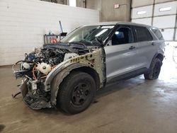 Salvage cars for sale at Blaine, MN auction: 2022 Ford Explorer Police Interceptor