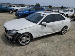 Salvage cars for sale at Antelope, CA auction: 2012 Mercedes-Benz C 300 4matic