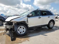 Salvage cars for sale at Grand Prairie, TX auction: 2018 Ford Edge SE