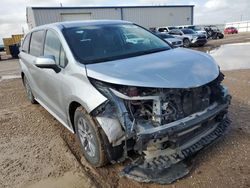 Salvage cars for sale at Amarillo, TX auction: 2022 Toyota Sienna LE