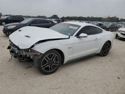 Salvage cars for sale at San Antonio, TX auction: 2022 Ford Mustang GT