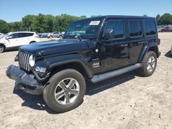 Jeep salvage cars for sale: 2021 Jeep Wrangler Unlimited Sahara