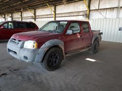 Salvage cars for sale at Phoenix, AZ auction: 2002 Nissan Frontier Crew Cab XE