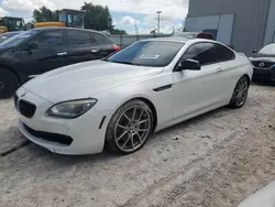 Salvage cars for sale at Apopka, FL auction: 2012 BMW 650 I