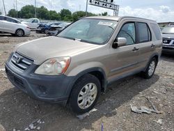 Salvage SUVs for sale at auction: 2006 Honda CR-V EX