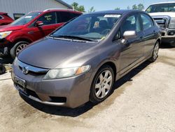 Salvage cars for sale from Copart Pekin, IL: 2010 Honda Civic LX