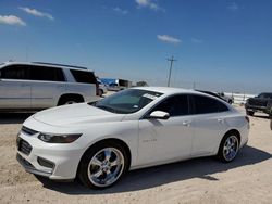 Carros dañados por granizo a la venta en subasta: 2018 Chevrolet Malibu LT