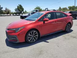 Toyota salvage cars for sale: 2020 Toyota Corolla SE