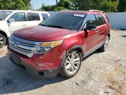 Salvage cars for sale at Sikeston, MO auction: 2015 Ford Explorer XLT