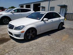 Salvage cars for sale at Chambersburg, PA auction: 2014 Mercedes-Benz C 300 4matic