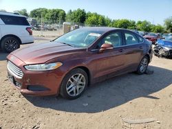 Salvage cars for sale at Chalfont, PA auction: 2016 Ford Fusion SE