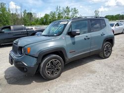 Salvage cars for sale from Copart Leroy, NY: 2015 Jeep Renegade Trailhawk