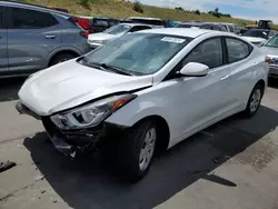 Salvage cars for sale from Copart Littleton, CO: 2016 Hyundai Elantra SE