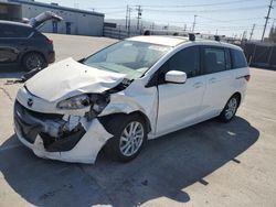 Salvage cars for sale from Copart Sun Valley, CA: 2012 Mazda 5